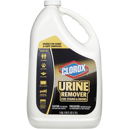 Clorox Urine Remover for Stains and Odors, Refill Bottle, 128 (Best Cat Urine Odor Remover For Carpet)