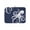 Navy Blue, White, Indigo, variant on Underwater Ocean Giant Octopus Dish Drying Mats for Kitchen Counter,Absorbent Microfiber Dish Drainer Rack Mat Navy Blue White Marine Life Drying Pad for Sinks,Utensils,Countertops,16x18in