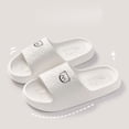 thumbnail image 1 of Zapatillas con estampado de oso para mujer y hombre, sandalias suaves de dibujos animados, antideslizantes, cómodas, para el baño y el aire libre, Verano, 1 of 5