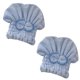 thumbnail image 1 of Paquete de 2 gorros de microfibra para secar el cabello, suaves y ultraabsorbentes, 1 of 5
