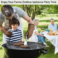 thumbnail image 3 of Brown and Black Leopard Print Kitchen Oven Mitt and Pot Holder Sets 2 Pcs for Baking, Cooking and Grilling, Heat Resistant Up To 392 °F, 3 of 7