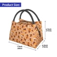 thumbnail image 2 of Disketp Hippie Ditsy Floral Bolsa Térmica Estampada, Bolsa Térmica Aislante para Almuerzo, Playa y Campamento, 2 of 6