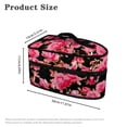 thumbnail image 6 of HELLHERO Vintage Rose Pattern Travel Steam Iron Bag Polyester (11.8x6.69x5.5 In), Case Only, 6 of 6