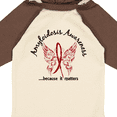 thumbnail image 4 of Inktastic Amyloidosis Butterfly 6.1 Boys Long Sleeve Baby Bodysuit, 4 of 5