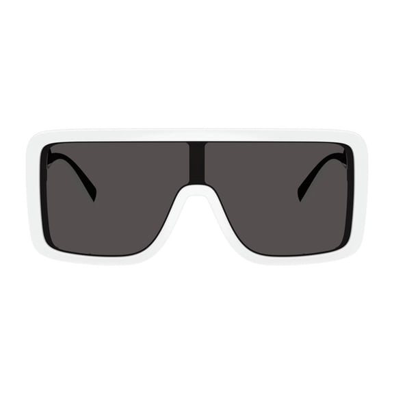 Dolce & Gabbana DG6204 331287 34mm Shield Sunglasses Unisex White
