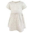 thumbnail image 4 of Hudson Baby Girls Cotton Dresses, Pink Taupe Florals, 0-3 Months, 4 of 4