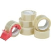 Skilcraft NSN5796873 Package Sealing Tape, with Dispenser,3.1 mil,2 in. x 55 yards,6-PK,CL