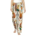thumbnail image 2 of Lsque Autumn In The Forest Print Women's Pajama Pants, Lounge Pant - Comfortable Home Wear,Elastic Waistband, Stylish Design-Large, 2 of 9