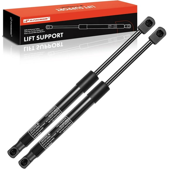 A-Premium Rear Tailgate Lift Supports Shock Struts Compatible with Mitsubishi Lancer 2008-2016 with Spoiler Set of 2