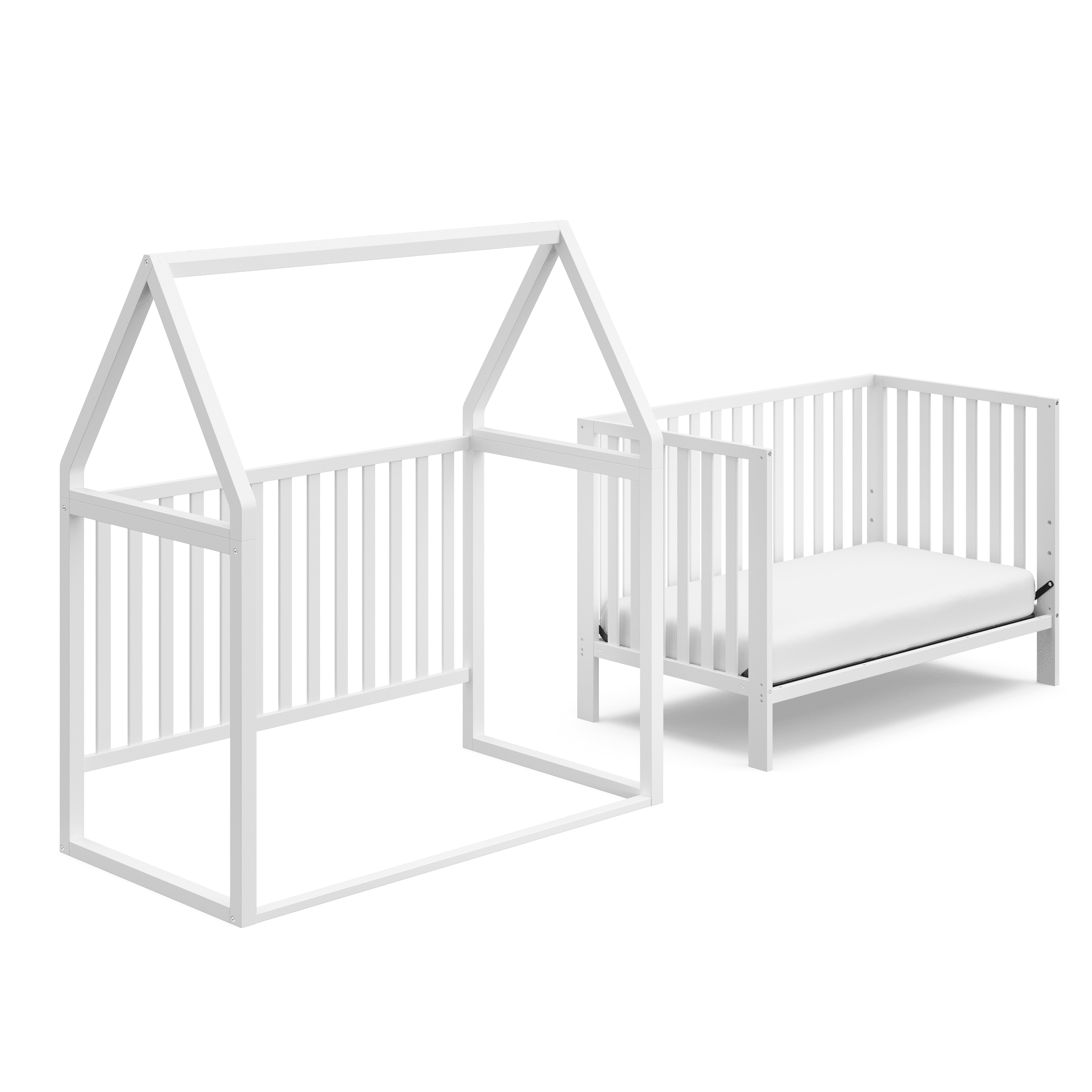 Storkcraft Orchard 5-in-1 Convertible Baby Crib, White