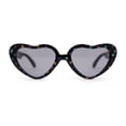 thumbnail image 2 of Girls Kids Size Heart Shape Fun Print Plastic Sunglasses Black Polka Dot Black, 2 of 4