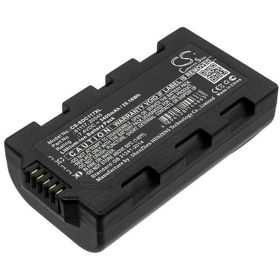Battery for Sokkia Juniper Mesa Field Topcon Tesla 20545 61117 CS-SDC117XL