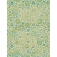 thumbnail image 2 of Grey, Jace 19x24 Gold Ornate Wood Framed with Double Matting Museum Art Print Titled - Cool Paisley, 2 of 4