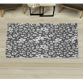 thumbnail image 1 of Floral Decorative Rug, Graphic Daisy Blossoms Design Colorful Background Spring Flowers Art, Quality Carpet for Bedroom Dorm and Living Room, 6 Sizes, Dark Grey, by Ambesonne, 1 of 1