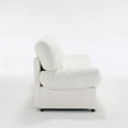 thumbnail image 3 of [VIDEO provided][New] Cloud Style Sofa, Teddy Velvet Upholstery, Comfy for Living Room, Apartment, 2-Seater with Solid Wood & Iron Frame, 3 of 21