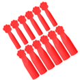 thumbnail image 3 of 12 tapones de silicona para tejer, hechos a mano, para manualidades. rojo, 3 of 9