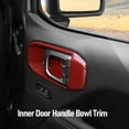 thumbnail image 3 of 4 Pcs Ensemble de Garniture de Poignée de Porte Intérieure, Panneau de Porte Intérieure, Protecteurs de Poignée de Voiture, Remplacement pour JL JLU 2018-2025, 3 of 7