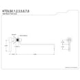 thumbnail image 2 of Kingston Brass KTDLS6 Concord Side Mount Toilet Tank Lever, Polished Nickel, 2 of 2