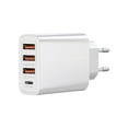 thumbnail image 1 of USB+C Wall Mount Phone Charger Portable Fast Charger For Smart Devices Such As Phones, Computers, 1 of 2