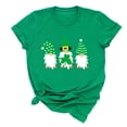thumbnail image 2 of Meichang T-Shirts pour Femmes St Patricks Day T-Shirts de Vacances à Col Rond T-Shirts Chanceux avec Trèfle T-Shirt Graphique Hauts Manches Courtes Coupe Ample Hauts St Patricks Day Liquidation, 2 of 4
