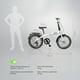 thumbnail image 5 of Bicicleta Neon Plegable Rodada 20 7 Velocidades Color Blanco, 5 of 7