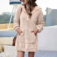 thumbnail image 3 of Sudadera De Mujer Larga Sudadera Casual Afelpada, 3 of 6