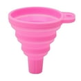 thumbnail image 2 of Embudo plegable de silicona, embudo de cocina, embudo ligero para líquidos, embudo de enlatado para transferir jugo de leche Rosa, 2 of 9