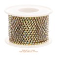 thumbnail image 4 of 1 Roll of Rhinestone Trim Ornament Glitter Rhinestone Chain DIY Material Crafts Sewing Rhinestone Chain, 4 of 9