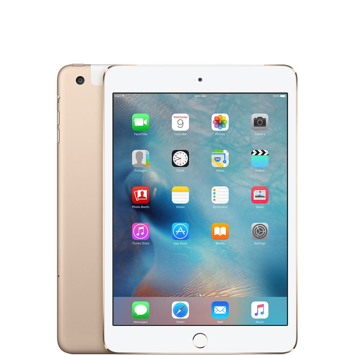 Apple iPad Mini 4th Generation, 32GB, WiFi + LTE Gold(Refurbished 