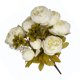 thumbnail image 4 of Ramo de flores de peonía artificial Oficina en casa Decoración floral falsa Boda Ramo de flores de seda, blanco Eigraketly HA7181-04B, 4 of 6