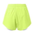 thumbnail image 4 of HAIJIE Swim Shorts Women Stretchy High Waisted Beach Shorts Women's Shorts for Women Girls Upf 50+ Swimsuit Bottoms with Liner, 4 of 7