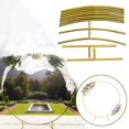 thumbnail image 1 of Gorgeous Wedding Arbor Balloon Arch Stand Wedding Arch Flower Stand 10 Sections 2m, 1 of 8