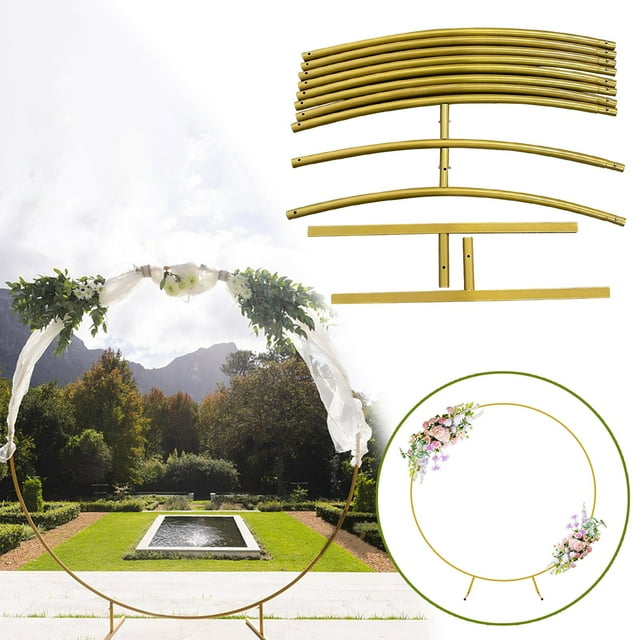 Gorgeous Wedding Arbor Balloon Arch Stand Wedding Arch Flower Stand 10 Sections 2m