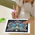 thumbnail image 6 of Violet Blue Butterfly Diamond Art Painting Kit, 6 of 8