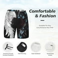thumbnail image 3 of Fotbe Butterfly Angel Wings Art Traje de Baño para Hombre – Shorts de Natación de Secado Rápido con Forro y Bolsillos-3X-Large, 3 of 6