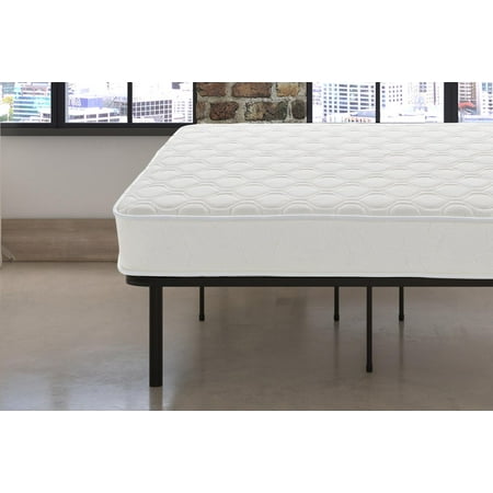 Signature Sleep Gold CertiPUR-US Select 8 Inch Coil Mattress & Platform Bed with Euro Wood Slats