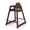 Antique Cherry, variant on Foundations NeatSeat Wooden High Chair for Toddlers, Stackable, 3-Point Harness, Natural Finish