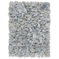thumbnail image 2 of Safavieh Rio Dallas Geometric Polyester Shag Area Rug, Light Blue, 3' x 5', 2 of 11
