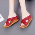 thumbnail image 6 of Babysbule Women's High Heels, Women's Fashion Casual Slip On High Heels Thick Platforms Shoes Outdoor Slippers, 6 of 9