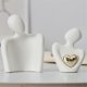 thumbnail image 5 of Mini Couple Statue Tv Stand Decor Abstract Sculpture Knick Knacks Home Decor Couples Love Office Sho, 5 of 5