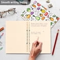 thumbnail image 4 of FORMRS 1-Subject Spiral Notebook 8" x 5" College Ruled 60 Refillable Sheet A5 Hard Cover, Cute Vegetables, 4 of 7