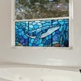 thumbnail image 5 of QIPOPIQ Window Privacy Film Stained Glass Window Decorations Ocean Scene Pattern Non-Adhesive Static Cling Glass Covering Sticker for Home Office, 5 of 5
