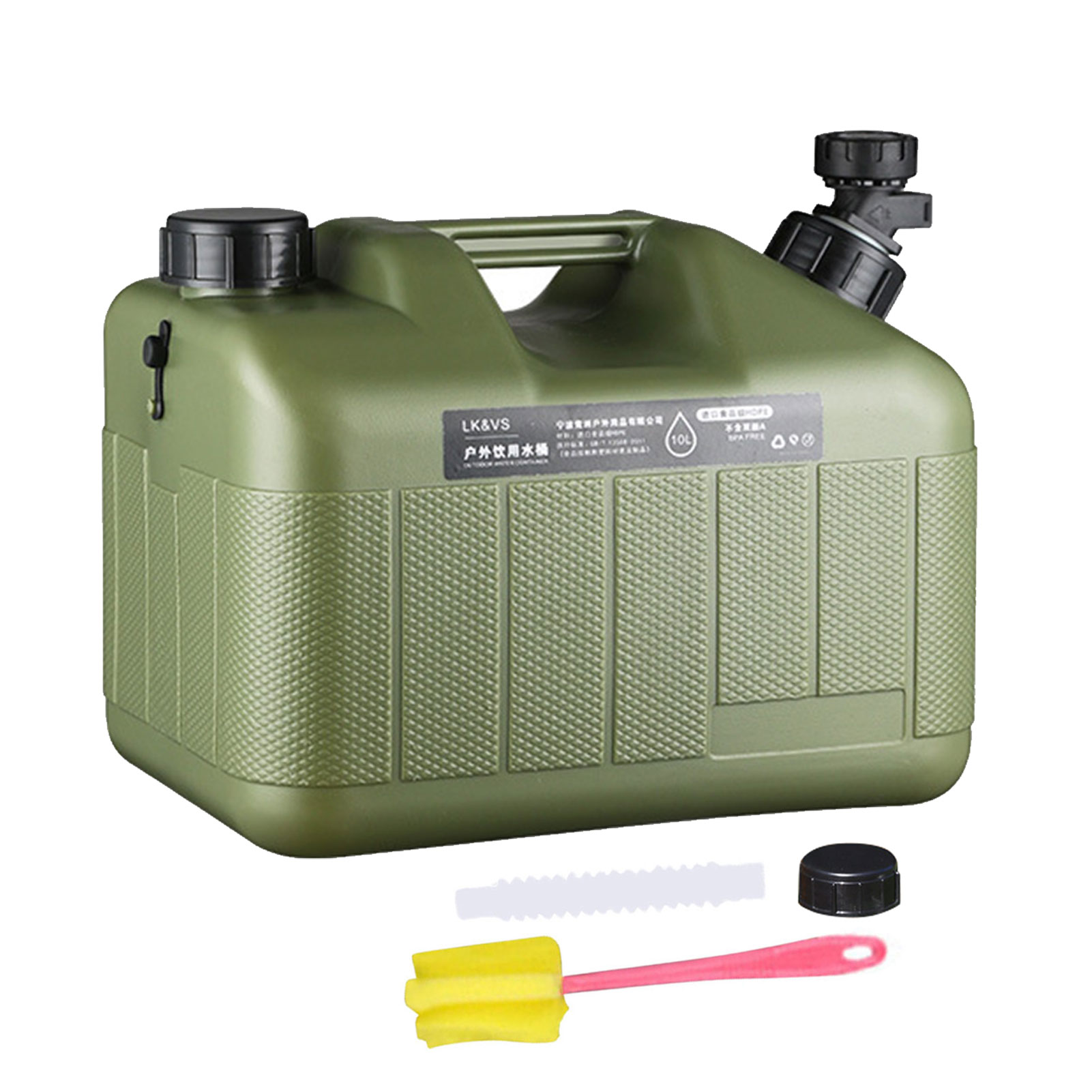 Outdoor Bucket Portable Largecaliber Water Canister for Camping