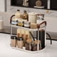 thumbnail image 5 of Estante de Almacenamiento de Plástico Transparente - Organizador de Baño y Escritorio de 2 Niveles para Cosméticos, Tazas y Adornos, 30,5 X 21 X 20,4 Cm, 5 of 6