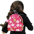 thumbnail image 4 of Sophia's Flower Print Backpack for 18" Dolls, Hot Pink, 4 of 4