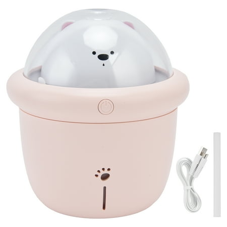 

Big sale 200ml Cute Pet Design Air Humidifier Smart Timing Desktop Humidifier Ambient Lamp USB PoweredPink