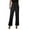Black, variant on Prolriy Sequin Pants for Women 2024 New Sequin Party Fashion Casual High Waist Women's Pants Retro Wide Leg Pants Women Lounge Pants Women, Womens Pants Black L