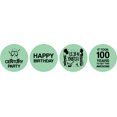 thumbnail image 2 of Darling Souvenir Its Took 100 Years Birthday Theme Stickers Candy Labels DIY 190 Pcs-Mint, 2 of 2