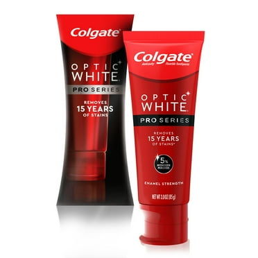 Colgate Optic White Pro Series Whitening Toothpaste with 5% Hydrogen Peroxide, Mint Flavor, 3 oz