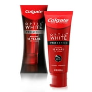 Colgate Optic White Pro Series Whitening Toothpaste with 5% Hydrogen Peroxide, Enamel Strength, 3 oz Tube